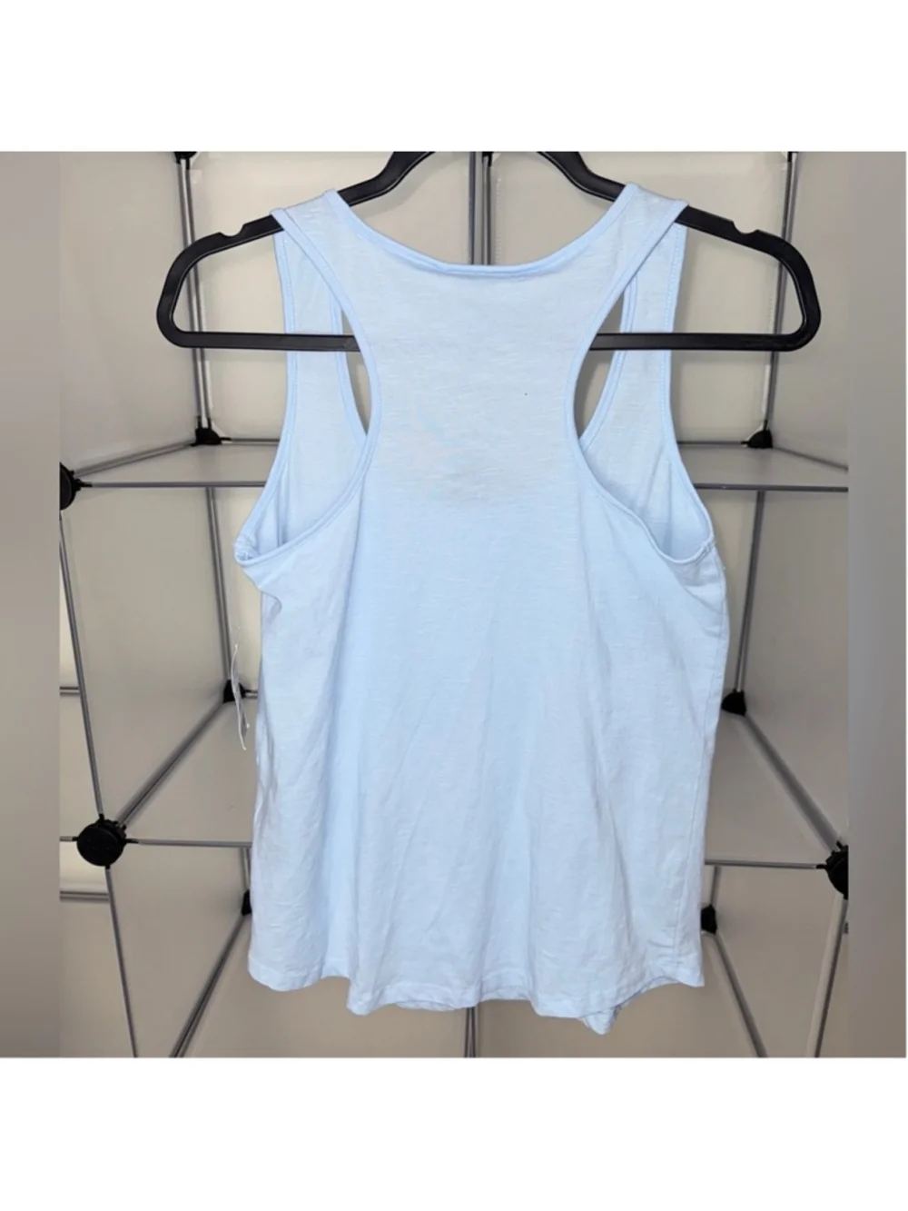Style & Co Women's Round Neck Razorback Tank Top Light Blue Size XS New
